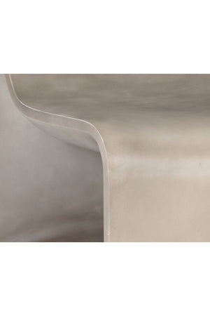   Modern European furniture - Gray Concrete Indoor/Outdoor Lounge Chair - www.oroa.com | Oroa.com
