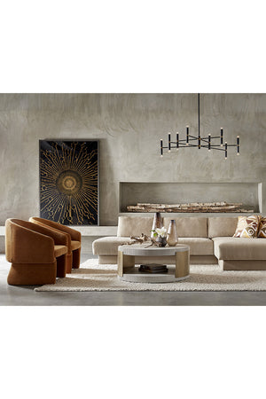 Modern European furniture - White Ridged Indoor/Outdoor Coffee Table  - www.oroa.com