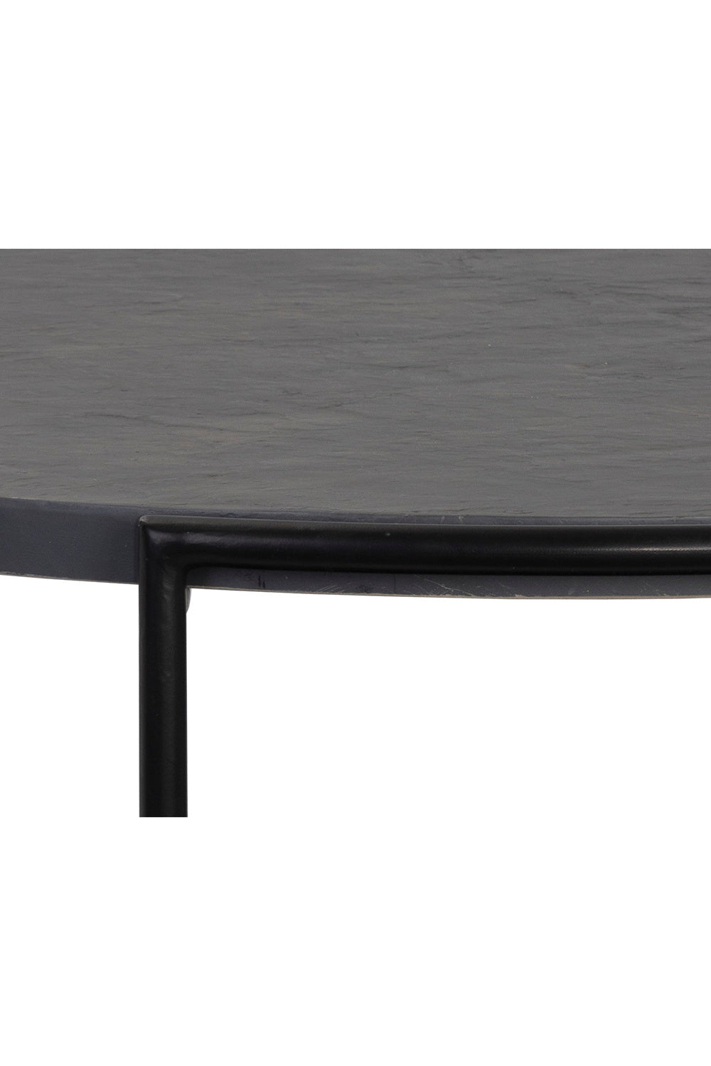 Black Round Indoor/Outdoor Coffee Table | Splendido Zuma | Oroa.com
