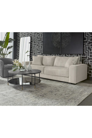 Black Round Indoor/Outdoor Coffee Table | Splendido Zuma | Oroa.com