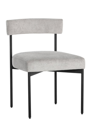   Modern European furniture - Gray Open-Back Dining Chairs (2) - www.oroa.com | Oroa.com