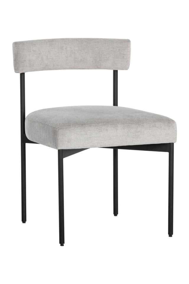 Modern European furniture - Gray Open-Back Dining Chairs (2) - www.oroa.com