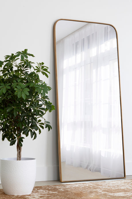 Modern European furniture - Iron Framed Floor Mirror - www.oroa.com