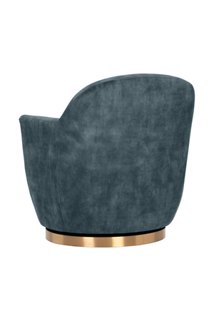 Modern European furniture - Barrel-Back Swivel Lounge Chair - www.oroa.com