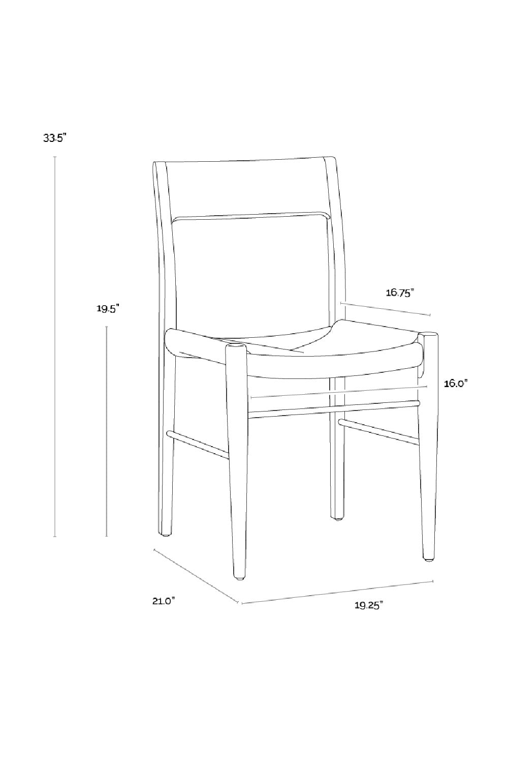   Modern European furniture - Natural Rope Seat Dining Chairs (2) - www.oroa.com | Oroa.com