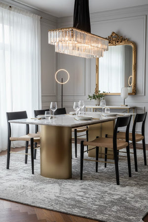   Modern European furniture - Natural Rope Seat Dining Chairs (2) - www.oroa.com | Oroa.com