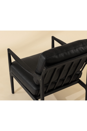 Modern European furniture - Button-Tufted Leather Lounge Chair - www.oroa.com