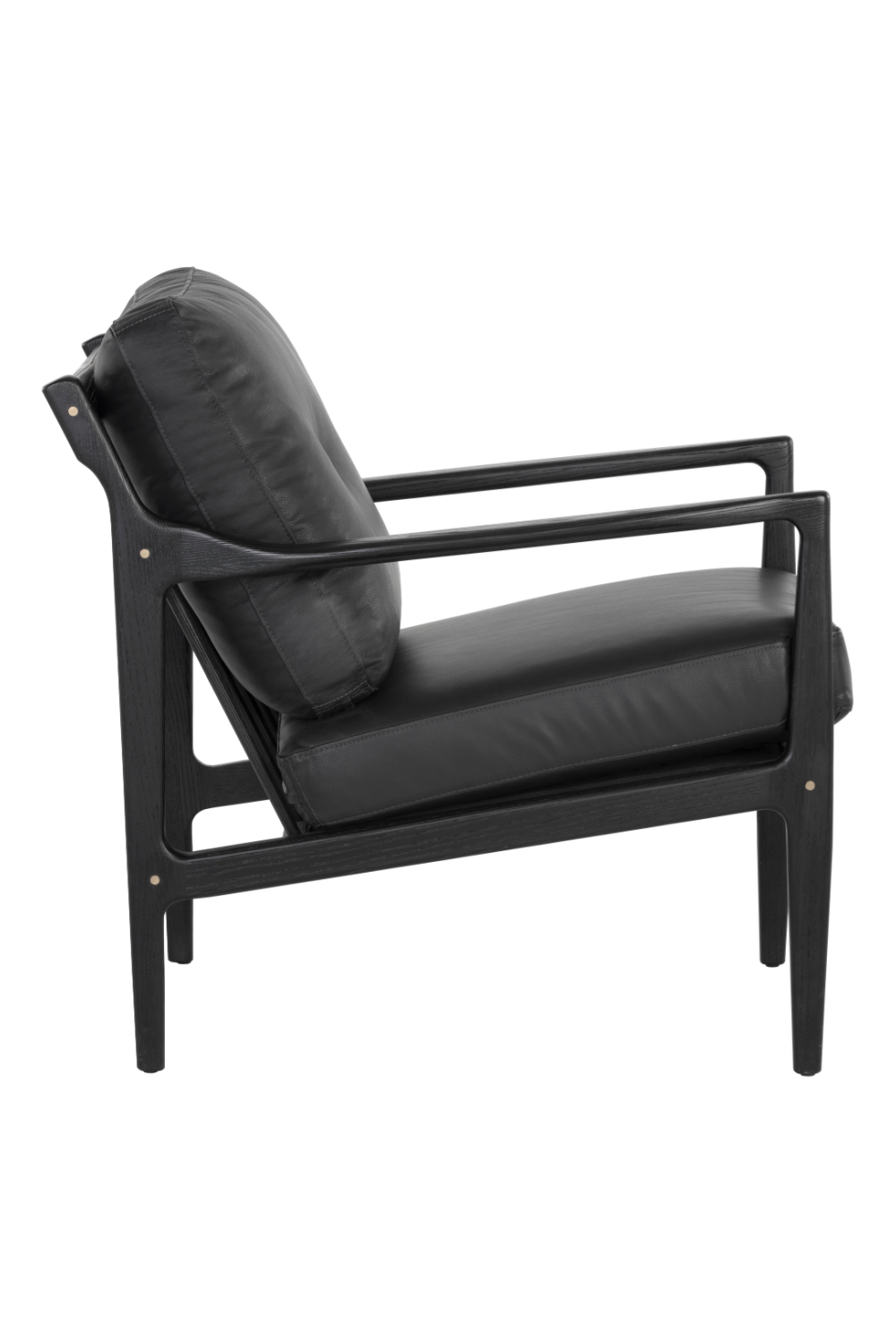 Modern European furniture - Button-Tufted Leather Lounge Chair - www.oroa.com