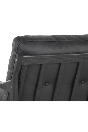 Modern European furniture - Button-Tufted Leather Lounge Chair - www.oroa.com