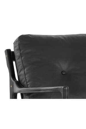 Modern European furniture - Button-Tufted Leather Lounge Chair - www.oroa.com