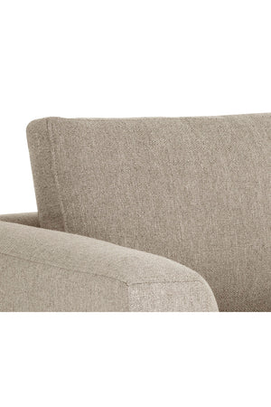 Modern European furniture - Fabric Sofa with Reversible Cushions - www.oroa.com