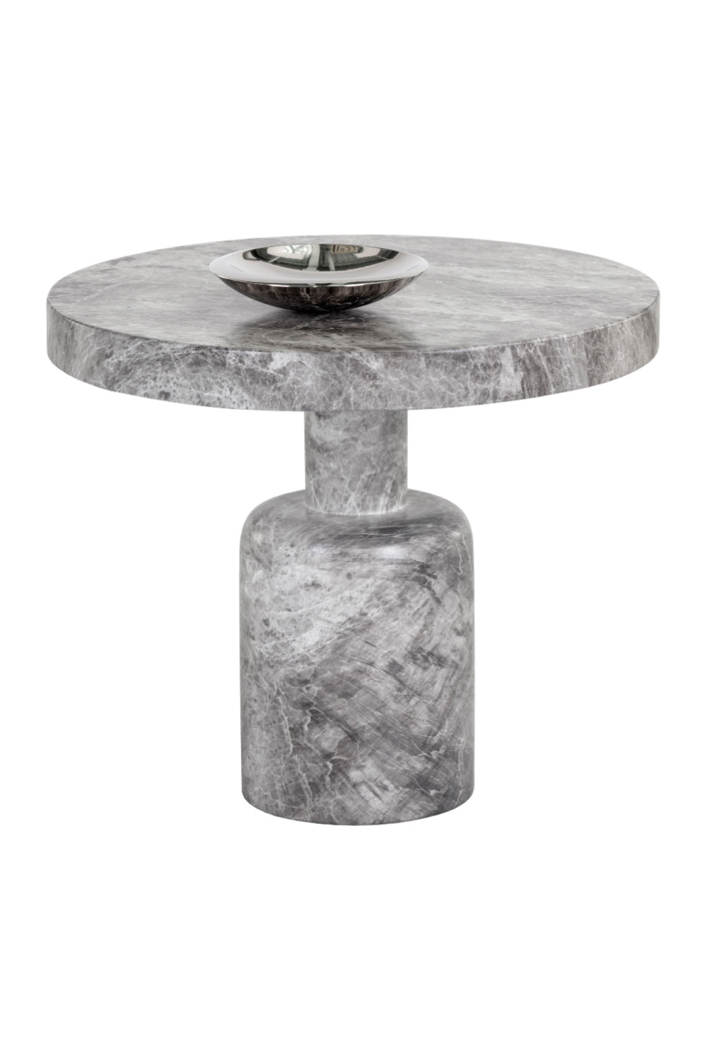 Modern European furniture - Gray Indoor/Outdoor Side Table - www.oroa.com