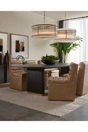   Modern European furniture - Clear Fluted Glass Chandelier - www.oroa.com | Oroa.com