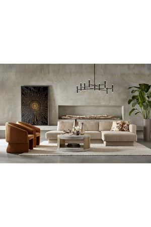 Modern European furniture - Black Tubes 16-Light Chandelier - www.oroa.com