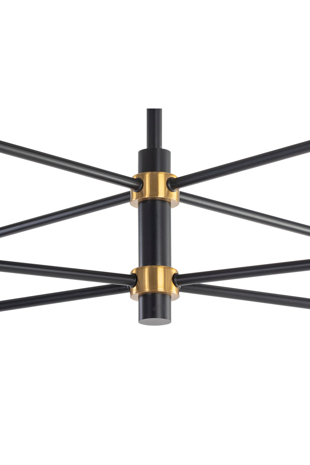 Modern European furniture - Black Tubes 16-Light Chandelier - www.oroa.com