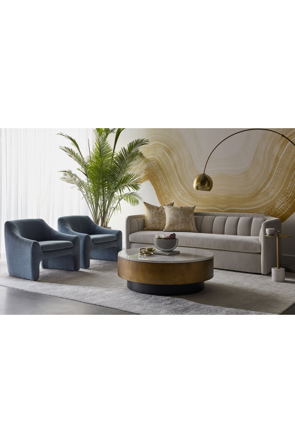 Arched Iron Floor Lamp | Splendido Vern