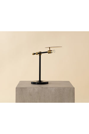 Black Disc Table Lamp | Splendido Neela | Oroa.com