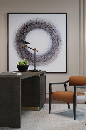 Black Disc Table Lamp | Splendido Neela | Oroa.com