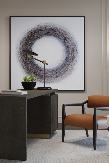 Black Disc Table Lamp | Splendido Neela | Oroa.com