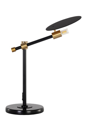 Black Disc Table Lamp | Splendido Neela | Oroa.com