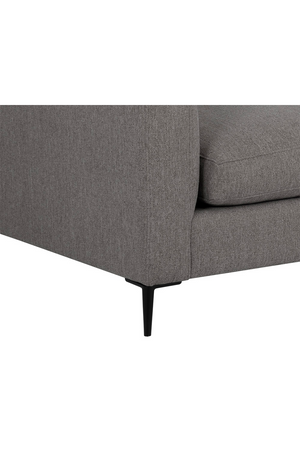 Modern European furniture - Fabric Sofa with Reversible Cushions - www.oroa.com