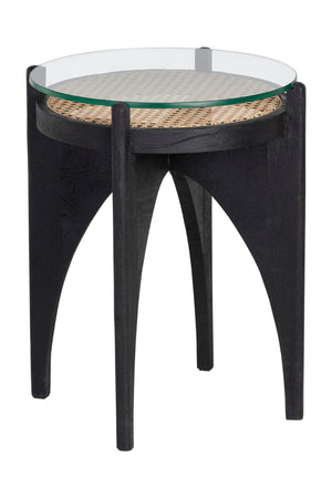   Modern European furniture - Black Wood Base End Table - www.oroa.com | Oroa.com