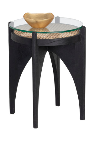   Modern European furniture - Black Wood Base End Table - www.oroa.com | Oroa.com