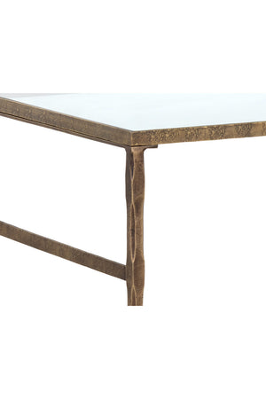   Modern European furniture - Glass 2-Shelf Desk - www.oroa.com | Oroa.com