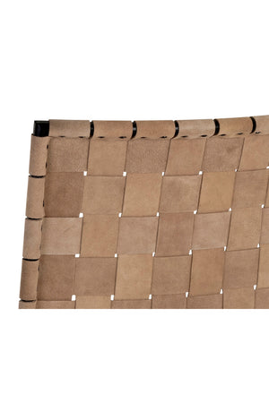 Modern European furniture - Weaved Suede Leather Counter Stool - www.oroa.com