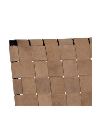 Modern European furniture - Weaved Suede Leather Counter Stool - www.oroa.com