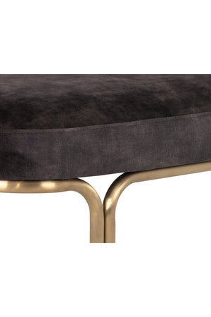 Modern European furniture - Oval Upholstered Bench - www.oroa.com