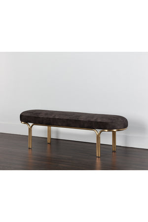 Modern European furniture - Oval Upholstered Bench - www.oroa.com