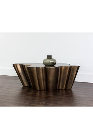 Modern European furniture - Antique Bronze Freeform Coffee Table - www.oroa.com
