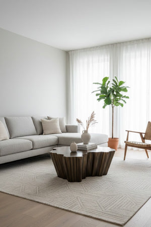 Modern European furniture - Antique Bronze Freeform Coffee Table - www.oroa.com