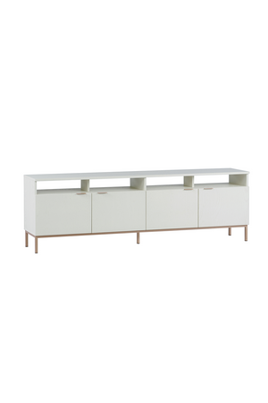   Modern European furniture - Cream Oak 4-Door Modular Cabinet - www.oroa.com | Oroa.com