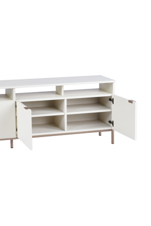   Modern European furniture - Cream Oak 4-Door Modular Cabinet - www.oroa.com | Oroa.com
