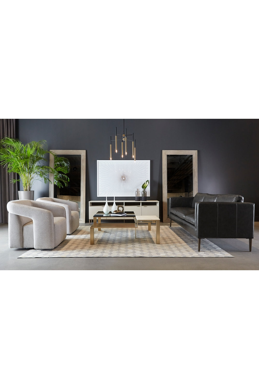   Modern European furniture - Cream Oak 4-Door Modular Cabinet - www.oroa.com | Oroa.com