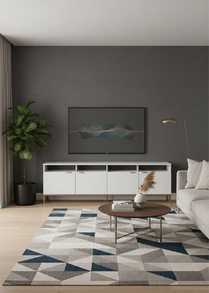   Modern European furniture - Cream Oak 4-Door Modular Cabinet - www.oroa.com | Oroa.com