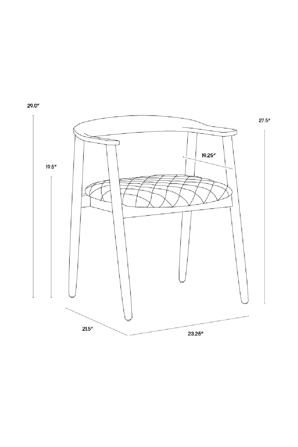   Modern European furniture - Weathered Oak Dining Armchair - www.oroa.com | Oroa.com