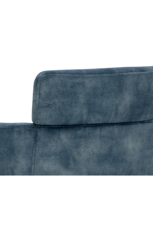   Modern European furniture - Blue Fabric Dining Armchair - www.oroa.com | Oroa.com