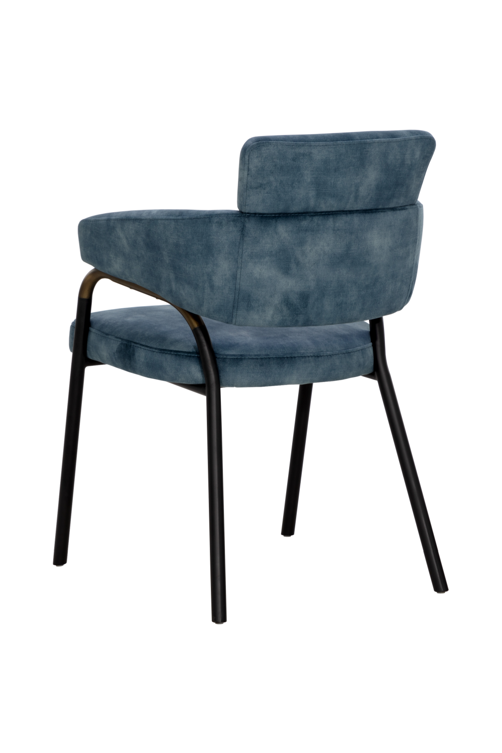   Modern European furniture - Blue Fabric Dining Armchair - www.oroa.com | Oroa.com