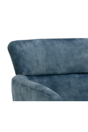   Modern European furniture - Blue Fabric Dining Armchair - www.oroa.com | Oroa.com