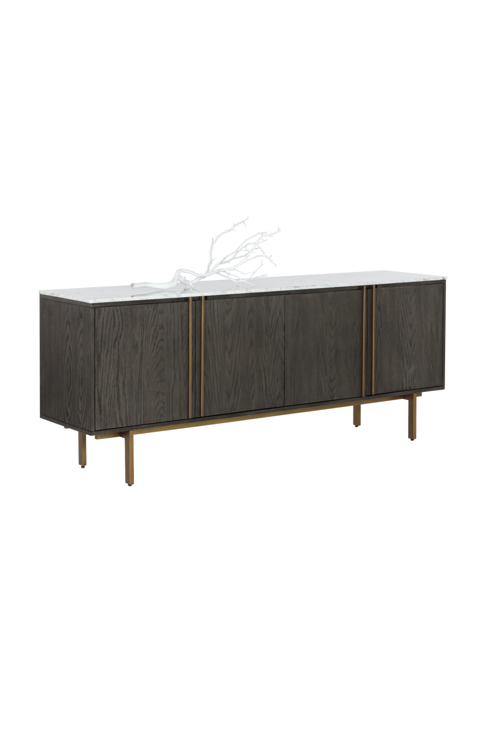   Modern European furniture - Weathered Oak 4-Door Sideboard - www.oroa.com | Oroa.com