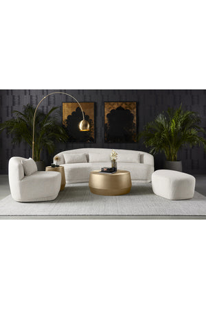 Modern European furniture - Minimalist Curved Sofa - www.oroa.com