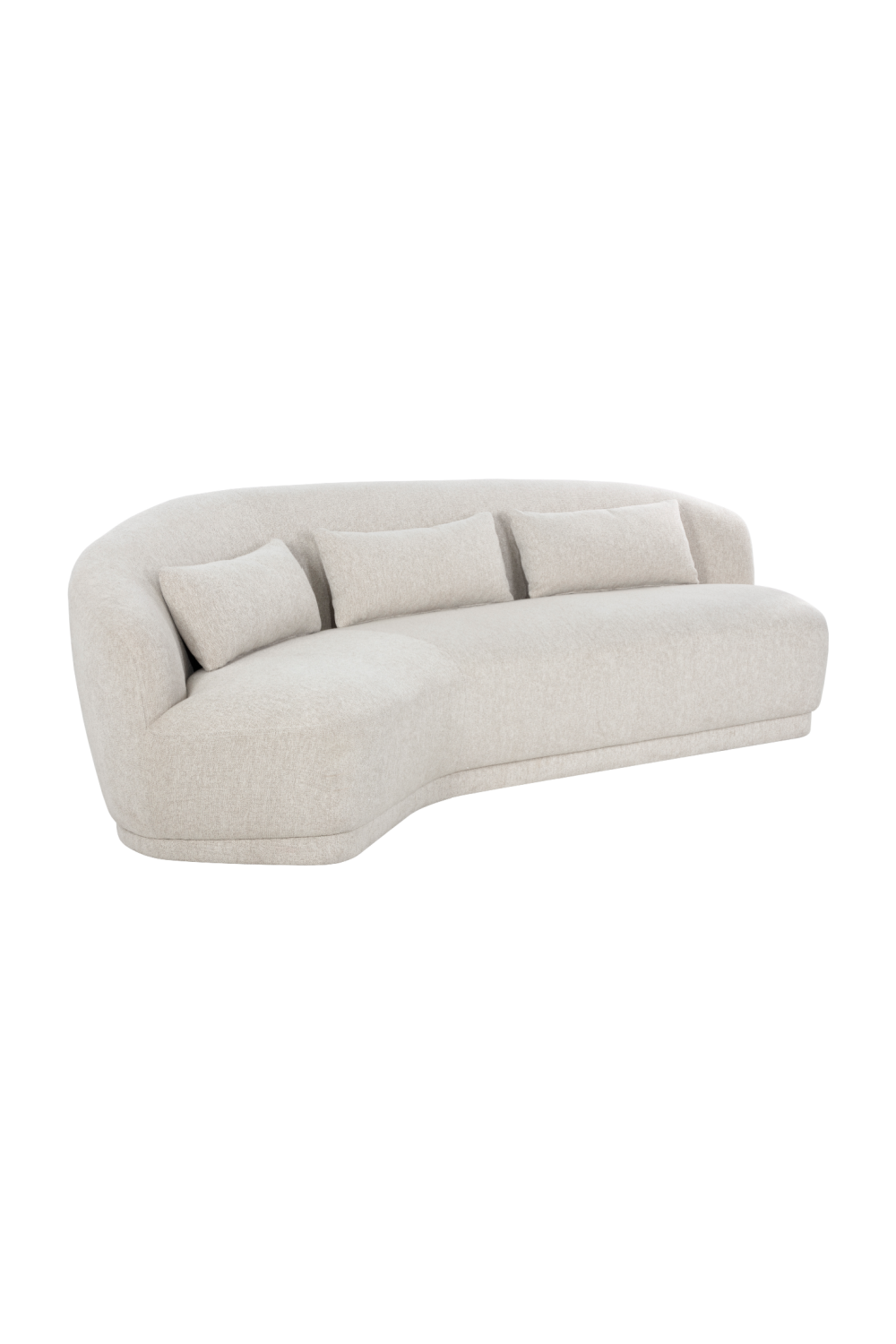 Modern European furniture - Minimalist Curved Sofa - www.oroa.com