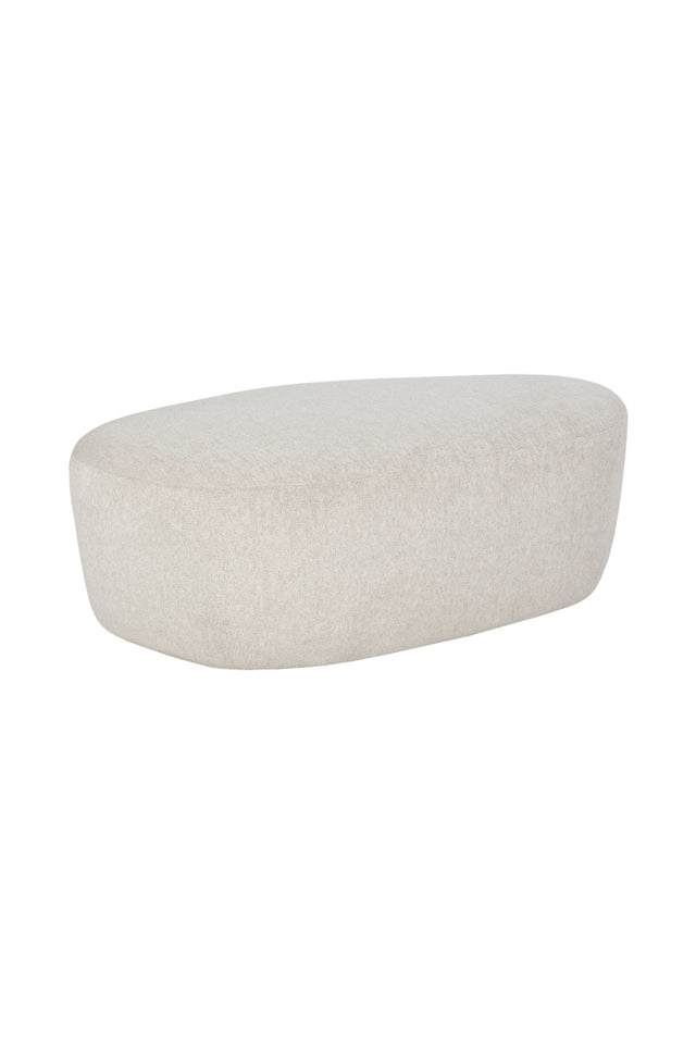 Modern European furniture - Curved Upholstered Ottoman - www.oroa.com