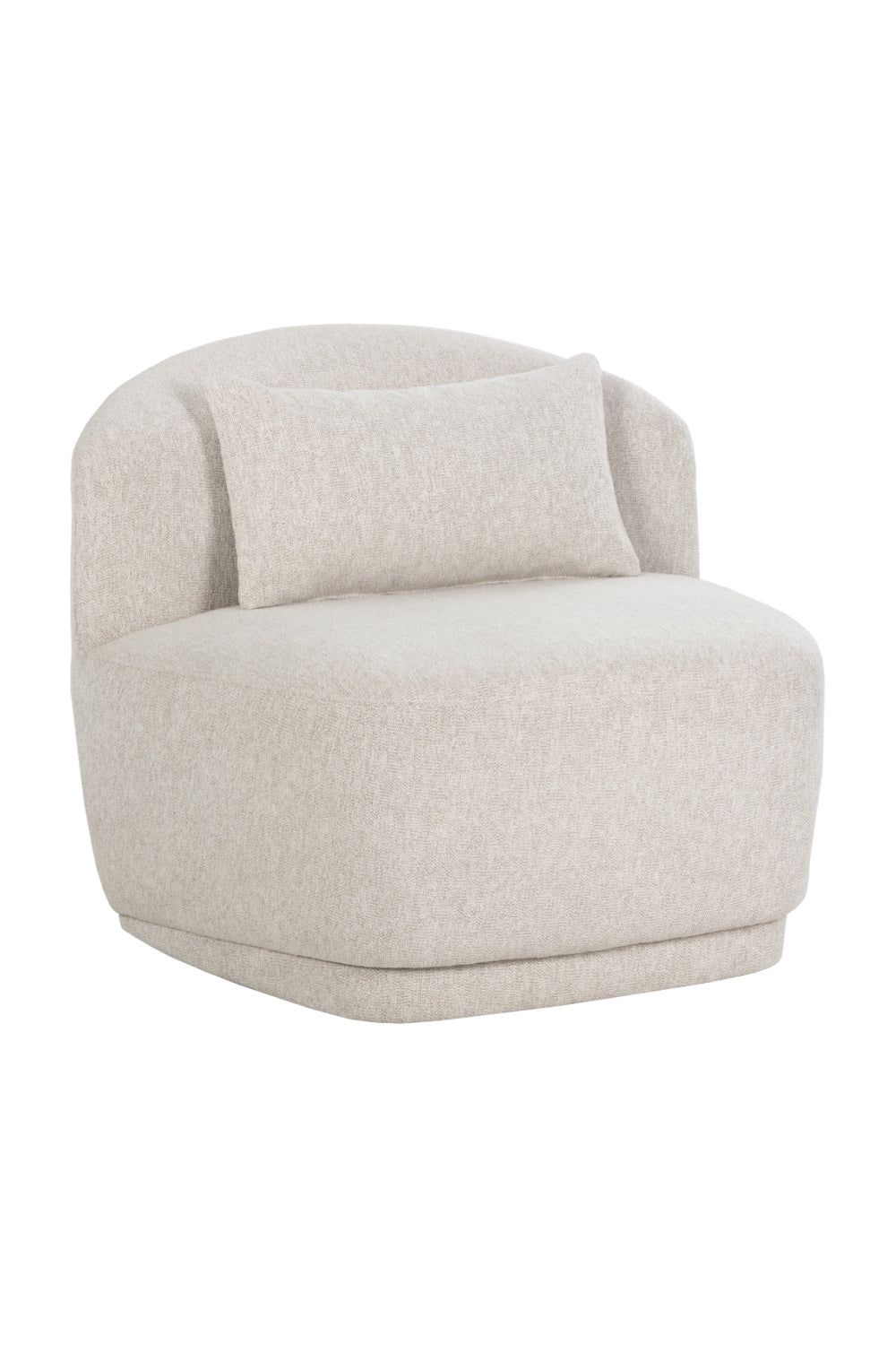 Modern European furniture - Armless Swivel Lounge Chair - www.oroa.com