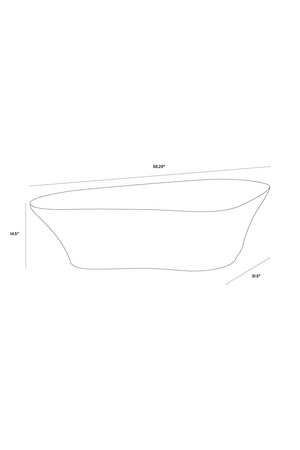   Modern European furniture - White Freeform Coffee Table - www.oroa.com | Oroa.com