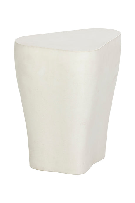 Modern European furniture - White Freeform Indoor/Outdoor End Table S - www.oroa.com