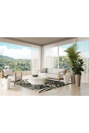 Modern European furniture - White Freeform Indoor/Outdoor End Table S - www.oroa.com